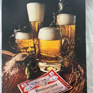 Vintage 1982 Budweiser Ahhh! Springbok 500 piece Hallmark Jigsaw Puzzle